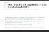 The State of Agribusiness Sustainability · 5 2018 Deloitte Millennial Survey: Millennials disappointed in business, ... 13 These include the Global Reporting Initiative, the UN Global
