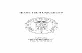 TEXAS TECH UNIVERSITY€¦ · General Revenue and Higher Education Assistance Funds from the state treasury for administration, ... TEXAS TECH UNIVERSITY HIGHER EDUCATION ASSISTANCE