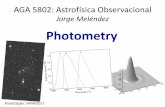 Bloco 7 Telescópios: Óticos Alta-energias Radiotelescópiosjorge/aga5802_2017/2017_07_fotometria1.pdf · Bibliography ⇨Kitchin –Astrophysical Techniques (5th Ed, 2009), Cap.