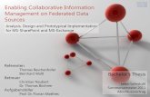 Enabling Collaborative Information Management on Federated ... · Powerpoint Templates 13 Schicht I: Generische Schnittstelle •Kommunikation mit Datenquelle –CRUD-Methoden •Create