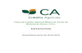 Caixa de Crédito Agrícola Mútuo de Terras de Miranda do Douro, … · 2020. 9. 22. · Terras de Miranda do Douro, Cooperativa de Responsabilidade Limitada, tem a sua sede na localidade