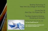 Building Technology III New York City College of ...€¦ · Perspective Views Isometric Views Duplicate Crop Region • Rendering Views Settings Region Quality (draft, medium, best)