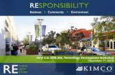 Responsibility - Energy.gov · The Changing Paradigm at Kimco The disruptive technology of SSL and connected lighting systems is causing a ... these luminaires integrated with a growing