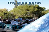 October Front Cover - UNFICYP · 4 October 2004 - The Blue Beret October 2004 - The Blue Beret 5 I. Introduction 1. In resolution 1548 (2004) the Security Council wel-comed my intention