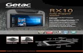 Fully Rugged Tablet - GETAC€¦ · Rugged Mobile Computing Solutions • Intel® Core™ M vPro™ Processor Technology • 10.1” Full HD LumiBond®2.0 display with Getac sunlight