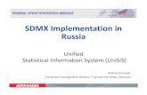 SDMX Implementation in Russia - OECD · SDMX Implementation in Russia Unified Statistical Information System (UniSIS) Andrey Voznyak, Corporate management director, IT‐group «Armada»,