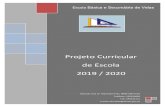 Projecto Curricular de Escola - Azoresebsv.edu.azores.gov.pt/.../01/PCE-2019-2020-FINAL.pdf · Projeto Curricular de Escola 1 6 Projeto Curricular de Escola 2019 / 2020 Morada: Rua