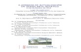 12 de diciembre de 2018 - Sociedad Valenciana de Cirugíasociedadvalencianadecirugia.com/wp-content/uploads/... · Dr. Martín Prieto Castillo 16.00 - 16.30h PREHABILITACIÓN MULTIMODAL