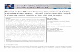 Research on Free Vibration Frequency Characteristics of ...€¦ · 2680 D.V. Dung and H.T. Thiem / Research on Free Vibration Frequency Characteristics of Rotating Functionally Graded