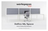 Define My Space - jpa-workspaces.com...info@jpa-workspaces.com | | 01727 840800 . If colleagues are too close and workplaces to densely populated we feel instinctively ... • Smooth