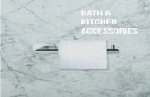 Bath & Kitchen Accessories - Linnea · 2019. 6. 12. · Kitchen Accessories. TR909 - Towel Bar Standard Finishes: PSS SSS Custom PVD Finishes: DCH GBL PRG SBR SRG TGD Material: Corrosion