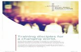 Training disciples for a changing world.€¦ · effective mission and ministry in a constantly changing world. Alongside its existing programmes the college is launching a new part-time