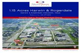 1.15 Acres Harwin & Rogerdale · Wilcrest Rogerdale Bellaire Harwin Dr Property Description 1.15 acre lot located at the northeast corner of Harwin and Rogerdale nearby Sam Houston