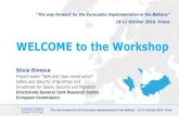 WELCOME to the Workshop - Eurocodes · WELCOME to the Workshop Silvia Dimova Project leader "Safe and clean construction" Safety and Security of Buildings Unit Directorate for Space,