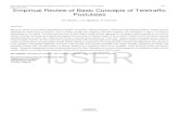 Empirical Review of Basic Concepts of Teletraffic Postulates · Empirical Review of Basic Concepts of Teletraffic Postulates . D.E. Bassey., J. C. Ogbulezie., R. Umunnah. ABSTRACT