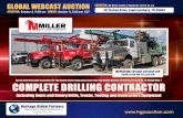 COMPLETE DRILLING CONTRACTOR · Rod Rack (20’ Rods) Set Back 24”, Grade 8 Bolts On Slide Base And Slide Tower, L1122BCD Bean Pump 75 GPM@800 PSI, 3L6 Moyno Progressive Cavity