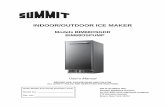 INDOOR/OUTDOOR ICE MAKER...0 INDOOR/OUTDOOR ICE MAKER Models BIM68OSGDR BIM68OSPUMP User’s Manual BEFORE USE, PLEASE READ AND FOLLOW ALL SAFETY RULES AND OPERATING INSTRUCTIONS FELIX