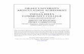 DRAKE UNIVERSITY ARTICULATION AGREEMENT€¦ · The Drake Curriculum makes an intentional effort to help students acquire the skills for rational analysis and argumentation. Critical