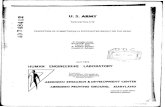 U.0 . ARMY - DTIC · 2018. 11. 9. · U.0 . ARMY "Technical Note 4-72 PERCEPTION OF SYMMETRICALLY DISTRIBUTED WEIGHT ON THE HEAD R. Douglas Jones Sv Bernard M. Corona 1 Paul H. Ellis