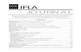 IFLA JOURNALFree to IFLA members. Non-members: subscription rates to Volume 29, 2003 EUR 198.00 plus postage; single issues: EUR 52.00 plus postage. Subscription enquiries, orders