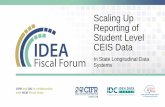 Scaling Up Reporting of Student Level CEIS Data · •Number of grants was 14 and 13 ... • 31 generate data for EDFacts reporting outside SLDS 13. Sample Result from the DIA (continued)