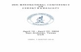 26th INTERNATIONAL CONFERENCE ON CEMENT MICROSCOPY … · 26th INTERNATIONAL CONFERENCE ON CEMENT MICROSCOPY April 18 - April 22, 2004 San Antonio, Texas USA ISBN: 1-930787-00-6