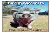 IRONWOODironwoodpigsanctuary.com/news/03_14_news.pdfIronwood Pig Sanctuary Post Office Box 35490 Tucson, AZ 85740 March 2014 Dear Supporter, Welcome back to your next visit to our