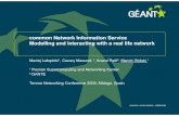 common Network Information Service Modelling and ... · E2E Monitoring System AMPS AutoBAHN Web browser SOAP/NMWG SmokePing Lookup Service Integration with PerfSONAR network monitoring