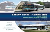 London Transit Commission · Oxford Street north-west of the downtown. A transfer point between the two routes will be located downtown, at the intersection of Clarence Street and