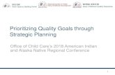 Prioritizing Quality Goals through Strategic Planning · Prioritizing Quality Goals Coordinate Identify Assess needs 12 Implement . What Is Strategic Planning? Strategic planning