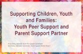Supporting Children, Youth and Families: Youth Peer ... Guidelines/N… · 3. Learn about the benefits of peer related Medicaid services in Michigan for children and families 4. Understand