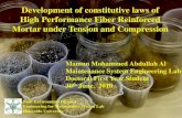 Development of constitutive laws of ... - eng.hokudai.ac.jp€¦ · Mechanical behavior of this material ….. Static loading Cyclic loading Tension and compression. Location 1 Location