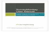 SurveyMonkey User Manual - Westfield State University€¦ · SurveyMonkey User Manual Page 8 a. After creating the title, the Edit Survey page immediately opens. b. Click on the