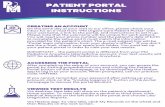 PATIENT PORTAL INSTRUCTIONS - PM PediatricsEl mismo día en que usted viste nuestra oﬁcina, recibirá un correo elec-trónico de parte de “PM Urgent Care Patient Portal” con