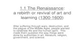 1.1 The Renaissance: a rebirth or revival of art and ... ... •Sofonisba Anguissola • First woman artist to gain international attention • 1532-1625 •Artemisia Gentileschi •