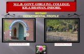 M.L.B. GOVT. GIRLS P.G. COLLEGE, KILA BHAWAN, INDORE.mlbgpgindore.org/BotanyFaculty/Botany Profile.pdf · Name of Class No of Pass Student Total Student Pass Student % B.Sc. IIIrd