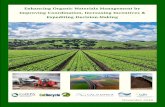Enhancing Organic Materials Management by Improving ... · Enhancing Organic Materials Management by Improving Coordination, Increasing Incentives & Expediting Decision-Making November