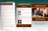 LegalFeeGuardSM How Does LegalFeeGuard Work ... · 2015-05-06  · Under Florida Bar Sta˜ opinion 28705 (revised) of the Professional Ethics Committee of the Florida Bar, an attorney