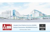 Bangkok Dusit Medical Services (BDMS) Analyst ...bdms.listedcompany.com/misc/PRESN/20191118-bdms-analyst...2019/11/18  · Bangkok Dusit Medical Services (BDMS) Analyst Presentation