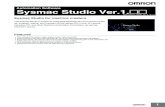 Sysmac Studio Ver.1. … · Sysmac Studio is provided. Setup disk (DVD-ROM) 1 Components Details License agreement The license agreement gives the usage conditi ons and warranty for