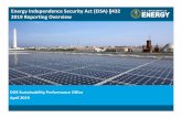 Energy Independence Security Act (EISA) 432 2019 Reporting ... · 3/4/2019  · 2019 Reporting Overview DOE Sustainability Performance Office April 2019. EISA §432 -2019 Reporting