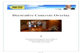 Decorative Concrete Overlay - Discountpdh · Decorative concrete overlays suffer from an identity crisis of sorts. They fall far short in product recognition when compared to the
