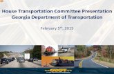 House Transportation Committee Presentation Georgia ...€¦ · Final Version HB744 . LMIG- Local Maintenance and Improvement Grants Program . 9 . ... (2014 Baseline) GDOT Needs -
