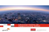 Chinese Cities of Opportunity 2020 · development of cities, while incorporating some additional key elements and angles such as the reined management of cities and smart cities.