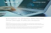Encryption vs. Visibility: Why SecOps Must Decrypt Trafﬁc ......Taking Advantage of Decryption While Still Protecting Sensitive Data Reveal(x) is designed to provide users with deep,