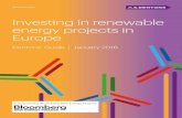 Investing in renewable energy projects in Europe · PDF file 2019. 3. 29. · Introduction This guide provides brief snapshots of the prospects for renewable energy sources (RES) projects