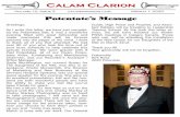 Calam Clarion - Calam Shriners · 01/03/2020  · Office Manager & Clarion Editor- Michelle O’Connor, 208-743-6916, calammichelle@gmail.com Hospital Chairman- Ron Asker 208-798-7309