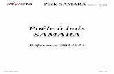 Poêle à bois SAMARA...Poêle SAMARA Référence: P914844 Code 1 XD le 18/02/2020 Page 2 sur 8 Notice particulière d’utilisation et d’installation Consulter attentivement ce