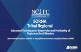 SORNA Tribal Regional - ncjtc- Static and Dynamic Risk Factors • Static – Non-changeable life factors that relate to risk for sexual reoffending, generally historical in nature