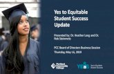 Yes to Equitable Student Success (YESS)May 16, 2019  · •First YESS Summit April 19, 2019 •All YESS Teams Meeting May 17, 2019 (tomorrow) ... •Marketing and Recruitment ...